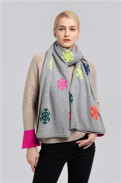 Intarsia Scarf 60*190cm WYSE046