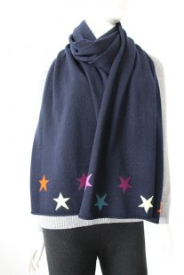 Blue Cashmere Scarf, WS-03