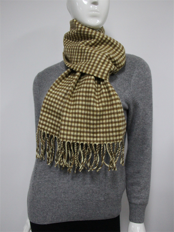 Wool/Cashmere Blend Woven Scarf