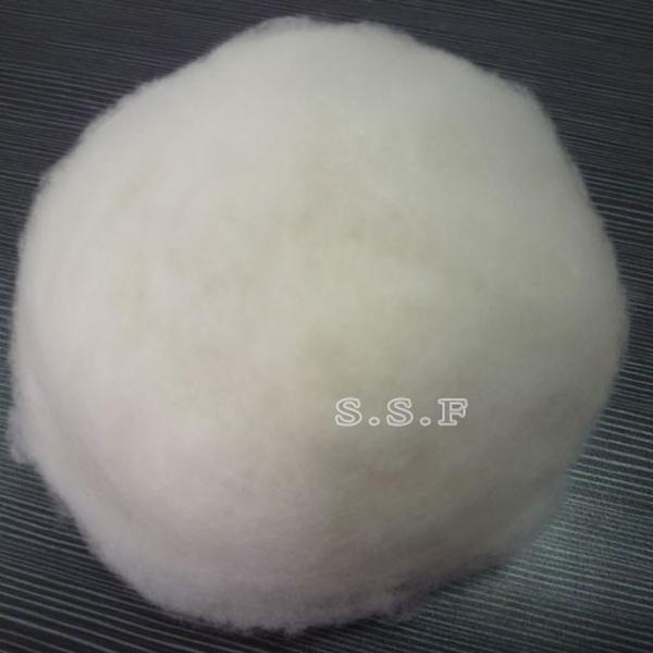 16.0-16.5mic/34mm cashmere fibre white