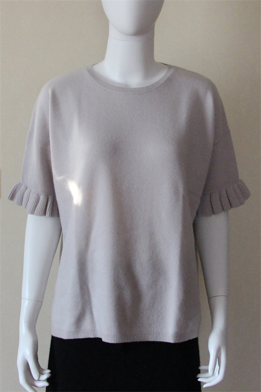 Short Sleeve Cashmere Top