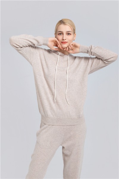 Hoodie sweater solid color