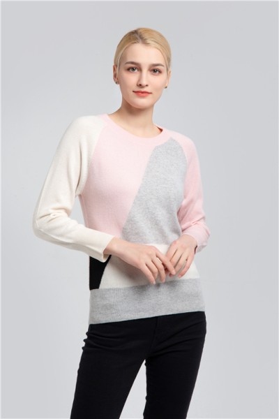 Round neck cashmere pullover, AS-LOFTY
