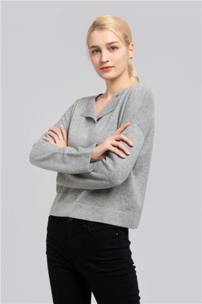 Women's Cashmere Sweater, WF1763110