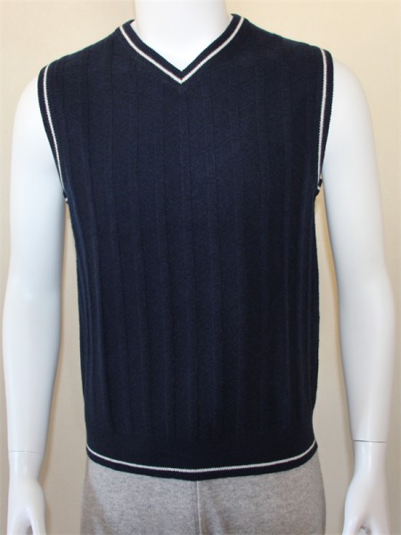 Men's Pure Cashmere Vest, SFM-V2012