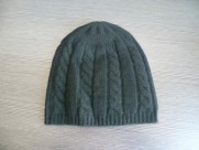 cashmere hat with fur pompom , SFA-801