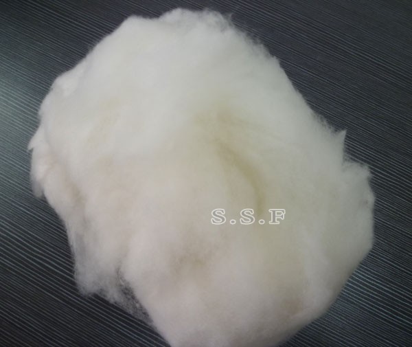 15.5mic/38mm cashmere fibre white