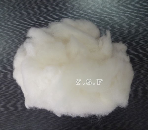 15.5mic/38mm Alashan Cashmere Fibre natural white cashmere fibre white