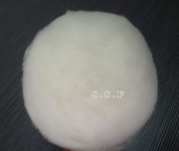 15.5mic/34mm cashmere fibre white