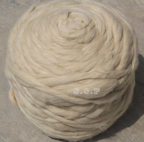 Chinese sheep wool tops med shade