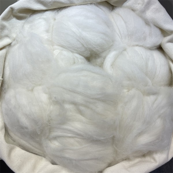 Pure Chinese Sheep Wool Tops White