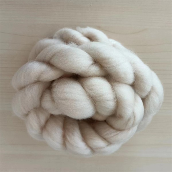 Pure Chinese Sheep Wool Tops Lt.grey