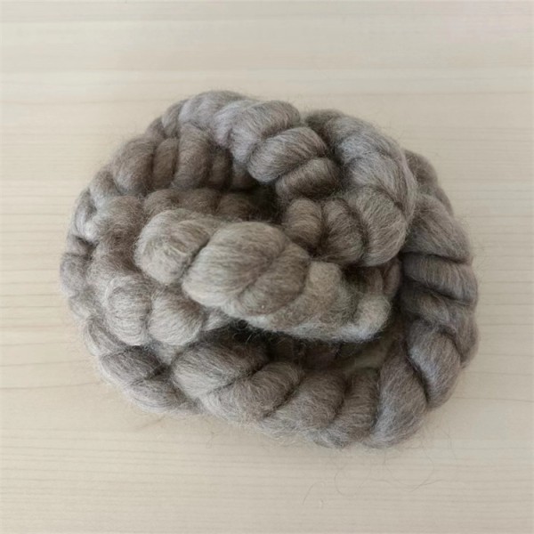 Pure Chinese Sheep Wool Tops Brown