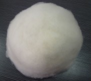 16.0-16.5mic/34mm cashmere fibre white