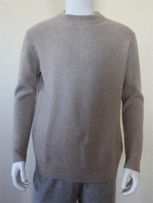 Thickened men's round cashmere sweater, 24CF-11